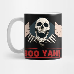 Halloween Costume Scary Skeleton Skull Face Horror Party Mug